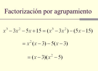 Factorización por agrupación