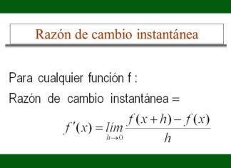 Razón de cambio instantánea