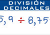 División con punto decimal