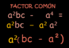 Factor común