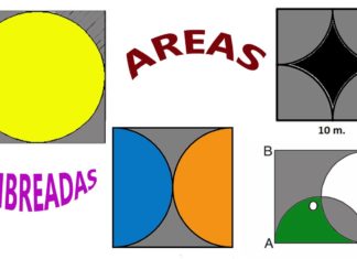 Áreas sombreadas en figuras