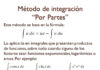 Ejercicios resueltos de integración por partes