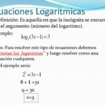 ecuaciones logaritmicas