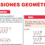 Sucesiones Geométricas para Segundo Grado de secundaria